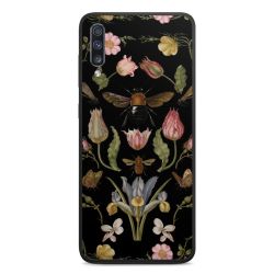 Wildblumen und Biene Schwarz