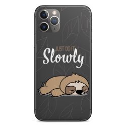 Just Do It Slowly Sloth Grey