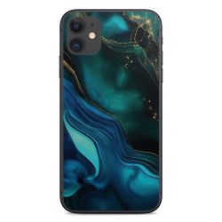 Encre bleue et dorée