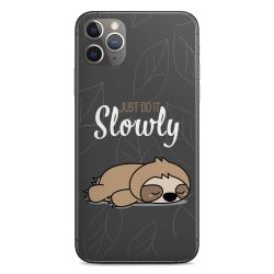 Just Do It Slowly Sloth Grey