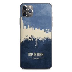 Amsterdam Skyline blauw