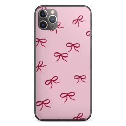 Bows Red Pink Pattern