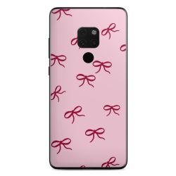 Schleifen Muster Rot Pink