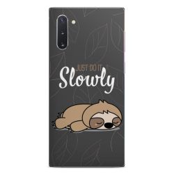 Just Do It Slowly Sloth Grey