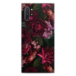 Donkerrode en roze bloemen