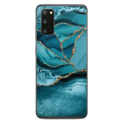 Eisblaue Marmor Landschaft