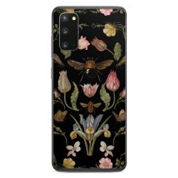 Fiori di campo e api nere