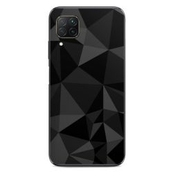 Motif Polygone Noir