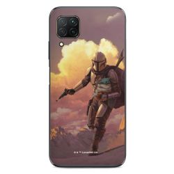 Les nuages ​​du coucher du soleil Mandalorien et Grogu