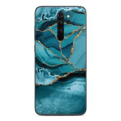 Paesaggio di marmo blu ghiaccio