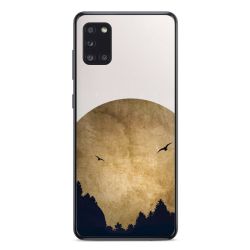 Deux oiseaux et la lune