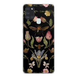 Veldbloemen en Bijen Zwart