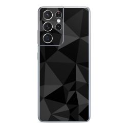 Motif Polygone Noir