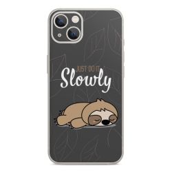 Just Do It Slowly Sloth Grey