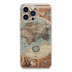 Mappa del mondo vintage