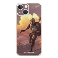 Les nuages ​​du coucher du soleil Mandalorien et Grogu