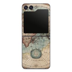 Mappa del mondo vintage