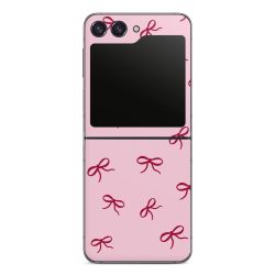 Bows Red Pink Pattern