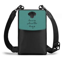 Home Is Where The Dog Is - Noir sur turquoise
