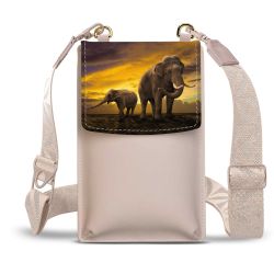 Minibag mit Gurtband Weiss