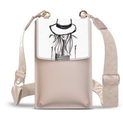Minibag mit Gurtband Weiss