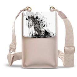 Minibag mit Gurtband Weiss