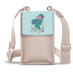 Minibag mit Gurtband Weiss