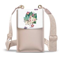 Minibag mit Gurtband Weiss