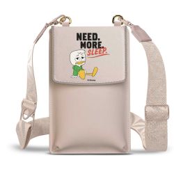 Minibag mit Gurtband Weiss