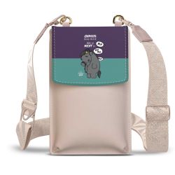 Minibag mit Gurtband Weiss