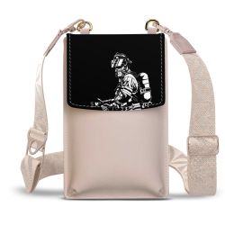 Minibag mit Gurtband Weiss