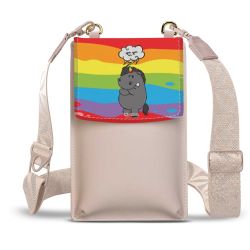 Minibag mit Gurtband Weiss