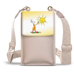 Minibag mit Gurtband Weiss