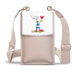Minibag mit Gurtband Weiss