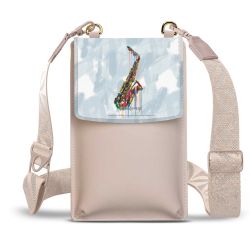 Minibag mit Gurtband Weiss