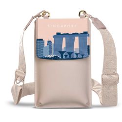 Minibag mit Gurtband Weiss