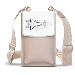 Minibag mit Gurtband Weiss