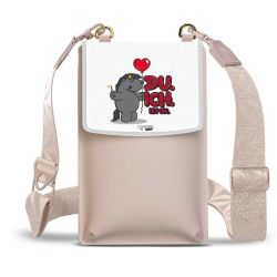 Minibag mit Gurtband Weiss