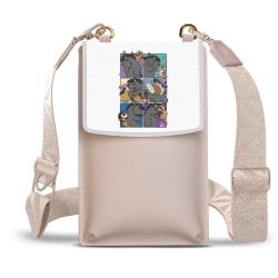 Minibag mit Gurtband Weiss