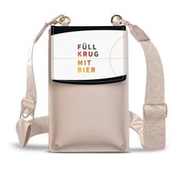 Minibag mit Gurtband Weiss