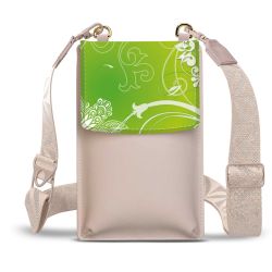 Motif de printemps vert et blanc