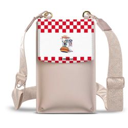 Minibag mit Gurtband Weiss