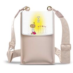 Minibag mit Gurtband Weiss
