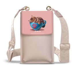 Minibag mit Gurtband Weiss