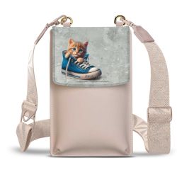 Minibag mit Gurtband Weiss