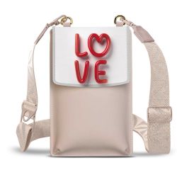 Minibag mit Gurtband Weiss