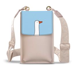 Minibag mit Gurtband Weiss
