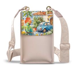 Minibag mit Gurtband Weiss