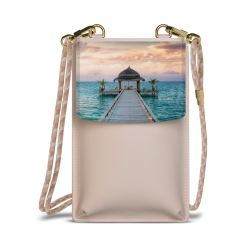 Minibag mit Stoffband Sand