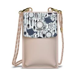 Minibag mit Stoffband Sand